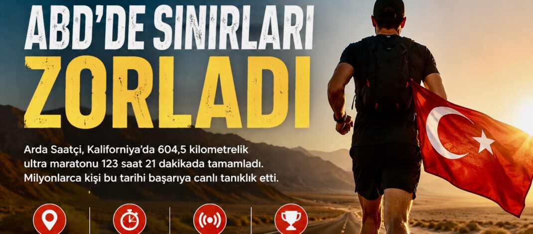 Berlinli Türk sporcu ABD’de sınırları zorladı