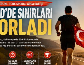 Berlinli Türk sporcu ABD’de sınırları zorladı