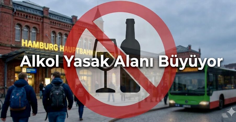 Hamburg’da Hauptbahnhof Çevresinde Alkol Yasağı Genişliyor