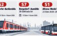 Hamburg’da bazı S-Bahn seferlerinin yerine otobüsler çalışacak