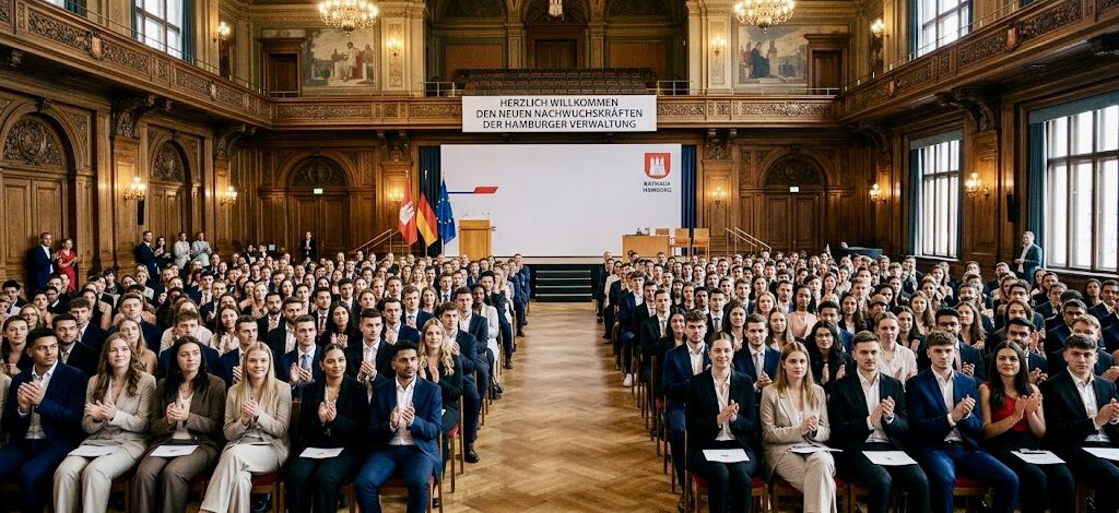 Hamburg Kamu Yönetimine 316 Yeni Personel Eğitime Başladı